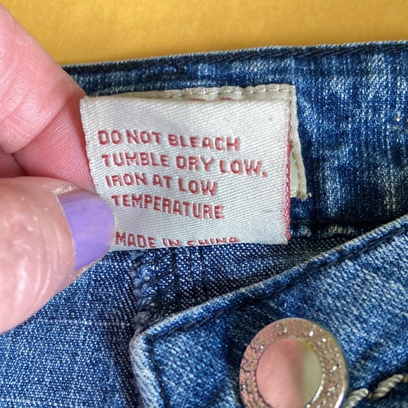 Elite Jeans Denim mini skirt size 7/8 - Picture 7 of 7